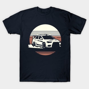 Mitsubishi Lancer Evo Rally Car T-Shirt